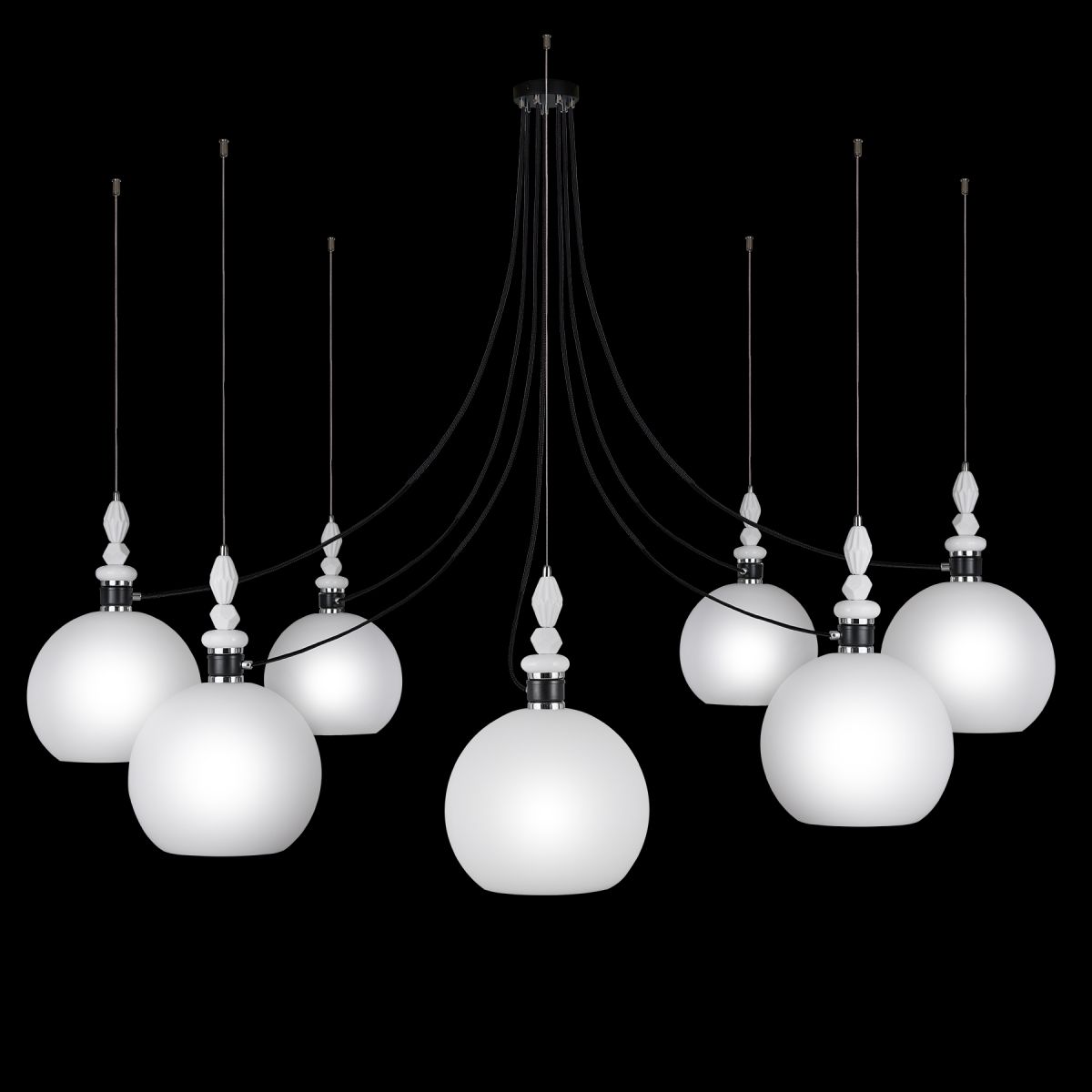 Подвесная люстра 33 Идеи PND182.07.17CH.003BL-S37WH