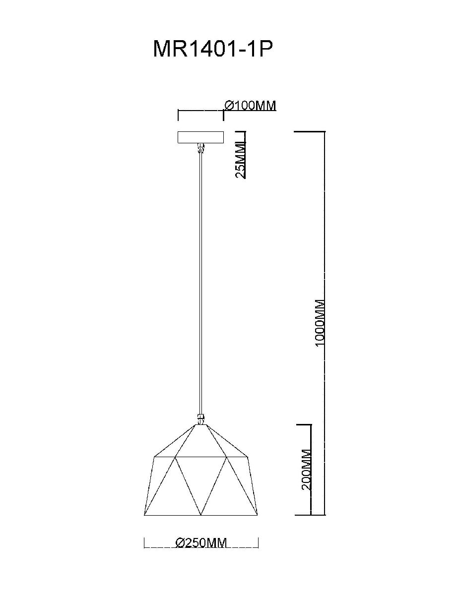 Подвесной светильник MyFar Brigitte MR1401-1P