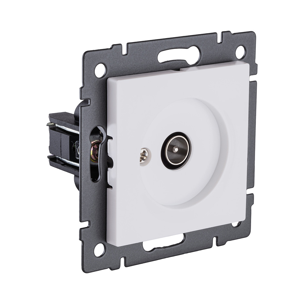 Розетка TV (папа), белый матовый Kollinger REA-007WM для Aspekt, Eleganz, Reflex