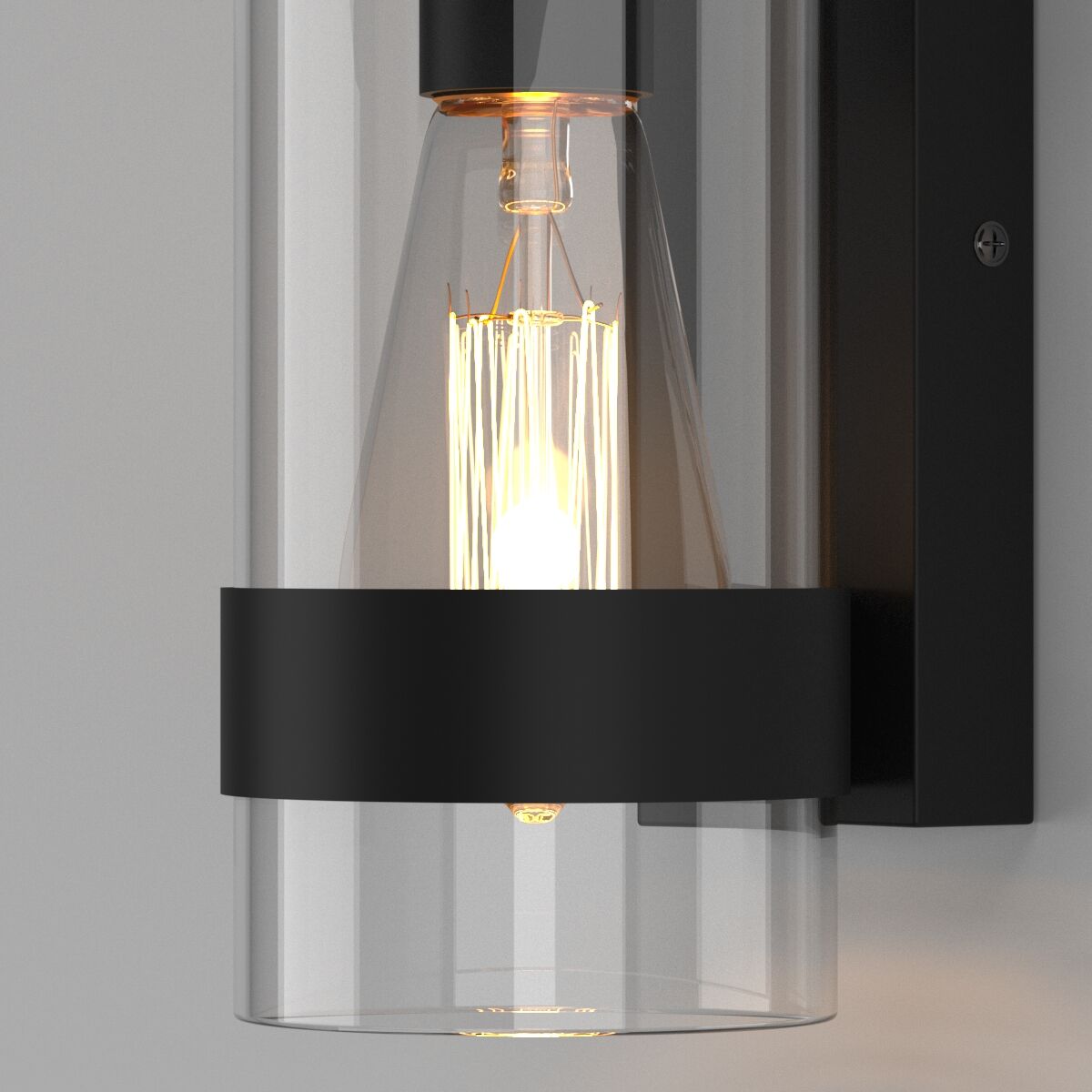 Уличный настенный светильни Elektrostandard Falcon 35167/D черный 4690389195426 a063452