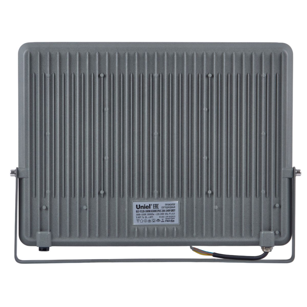 Прожектор Uniel ULF-F52B-300W/6500K IP65 200-240V GREY UL-00013062