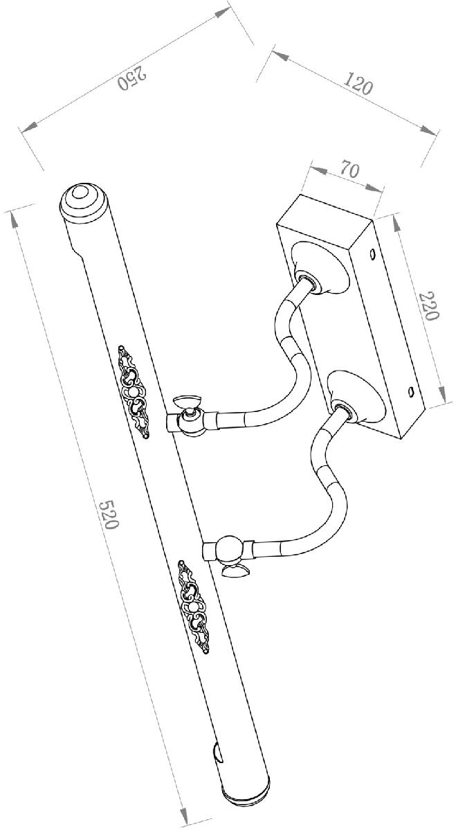 Подсветка для зеркал Maytoni Oculus MIR014WL-L10G3K