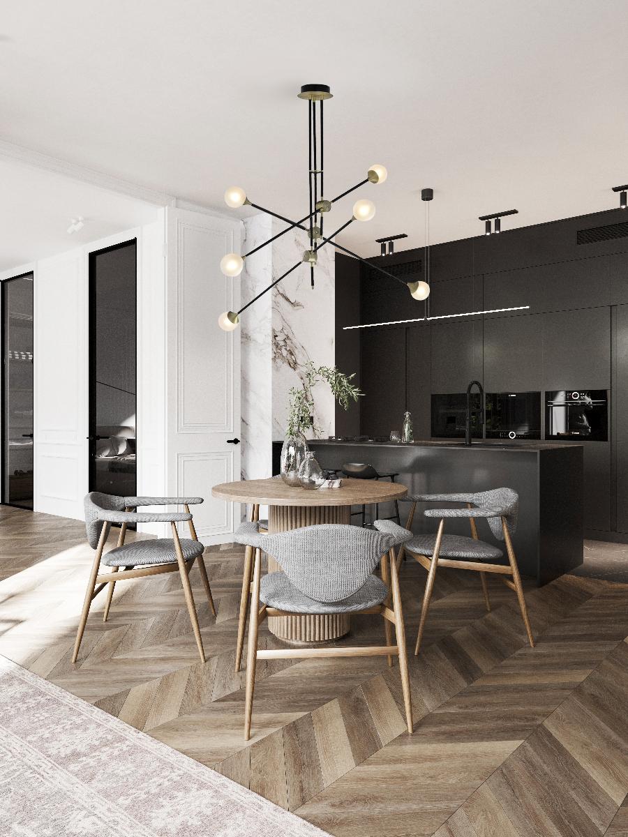 Подвесная люстра Milosh tendence 0701CL-6BK