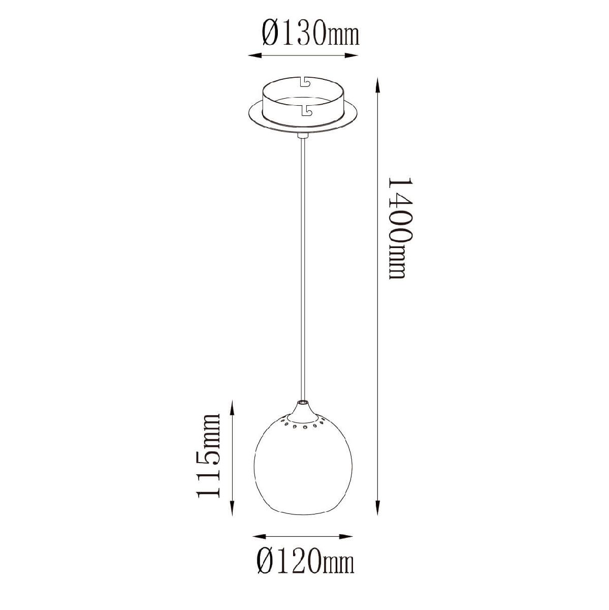 Подвесной светильник De Markt Котбус 492010501