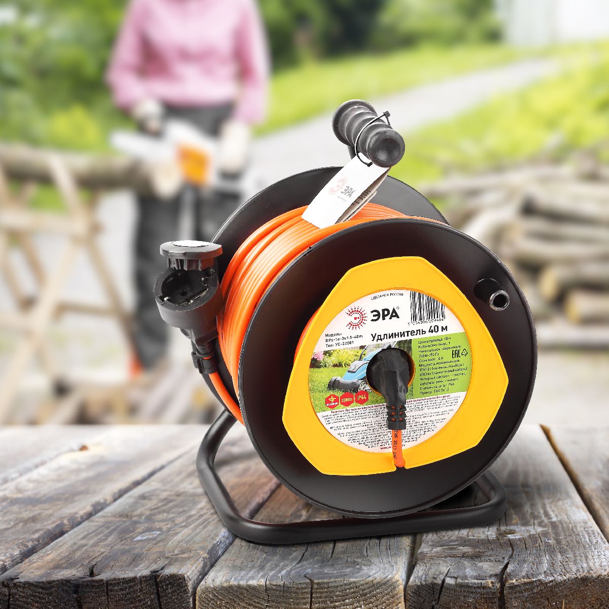 Удлинитель силовой Эра RPx-1e-3x1.5-40m Б0046839