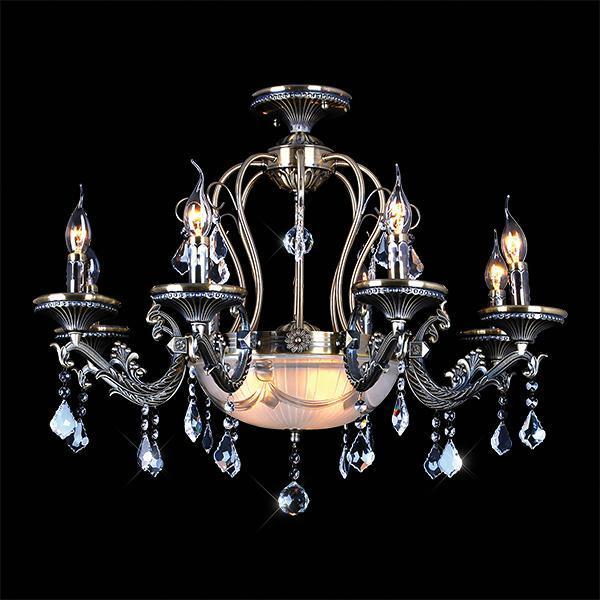 Подвесная люстра Eurosvet 22585/8+3 античная бронза