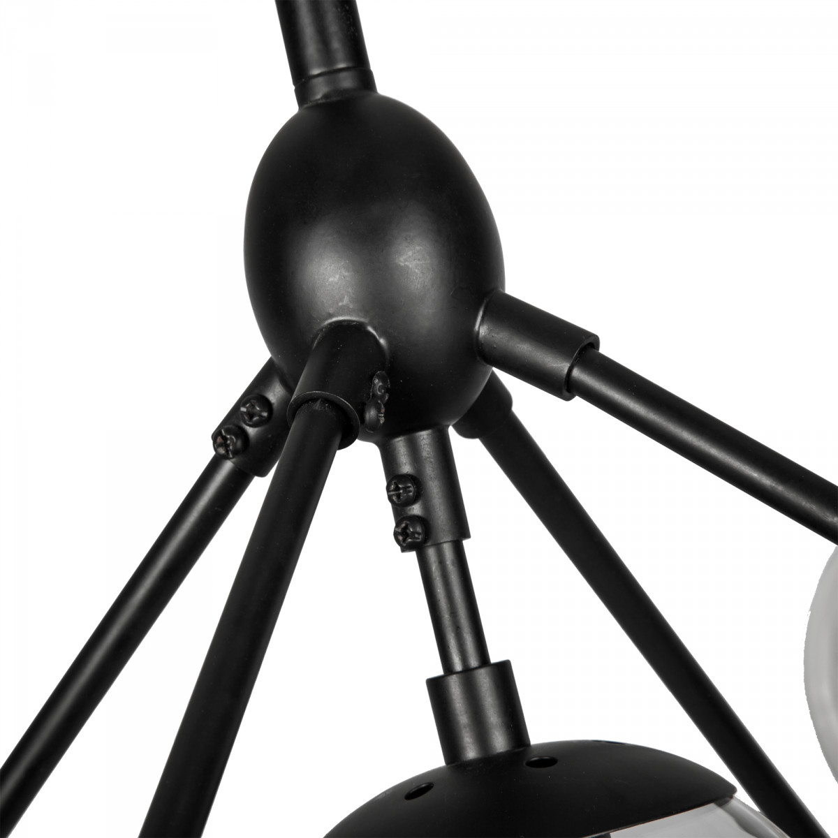 Люстра на штанге Delight Collection Modo 8916P/15 black/cognac