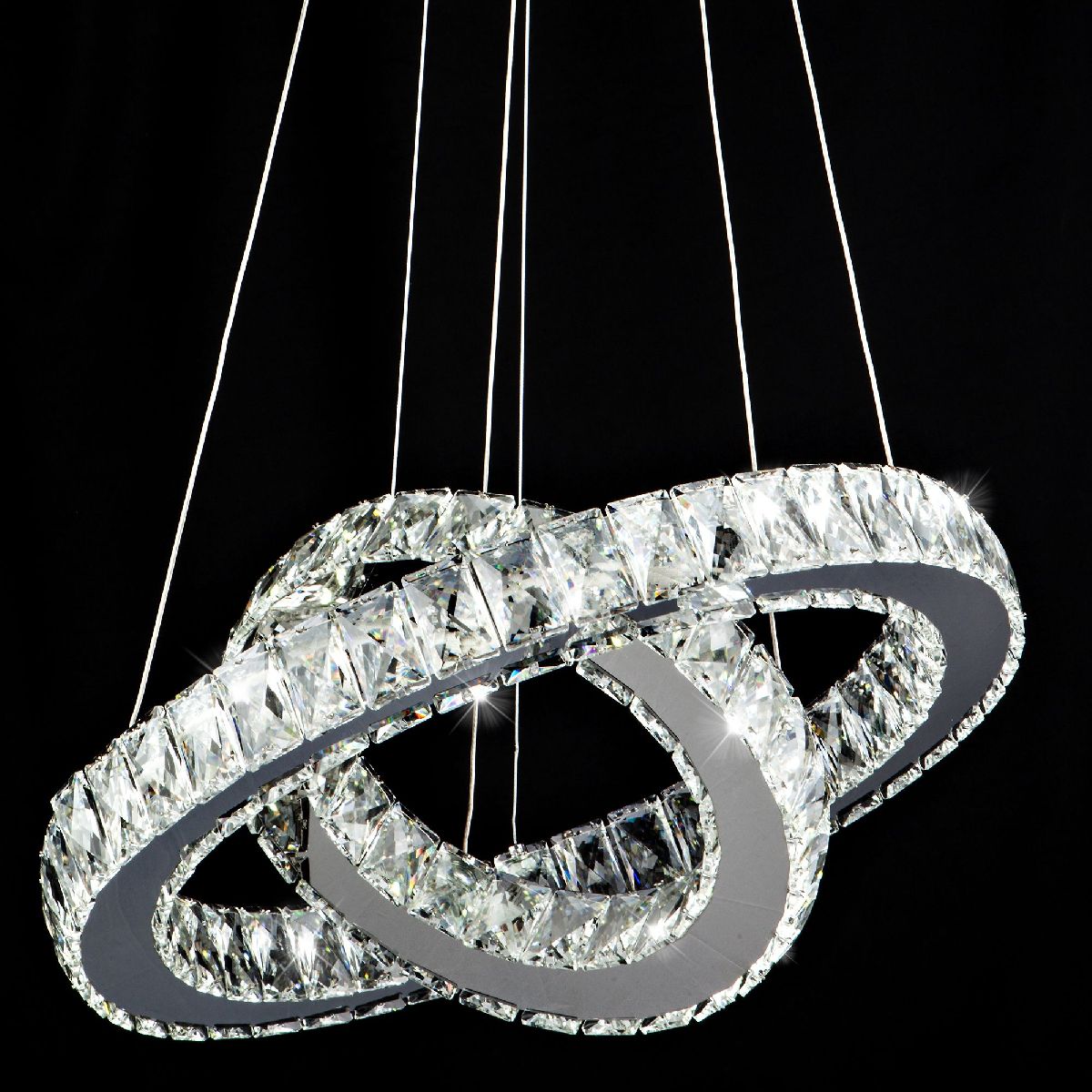 Подвесная люстра Eurosvet Grasia 90023/2 хром 00000078424