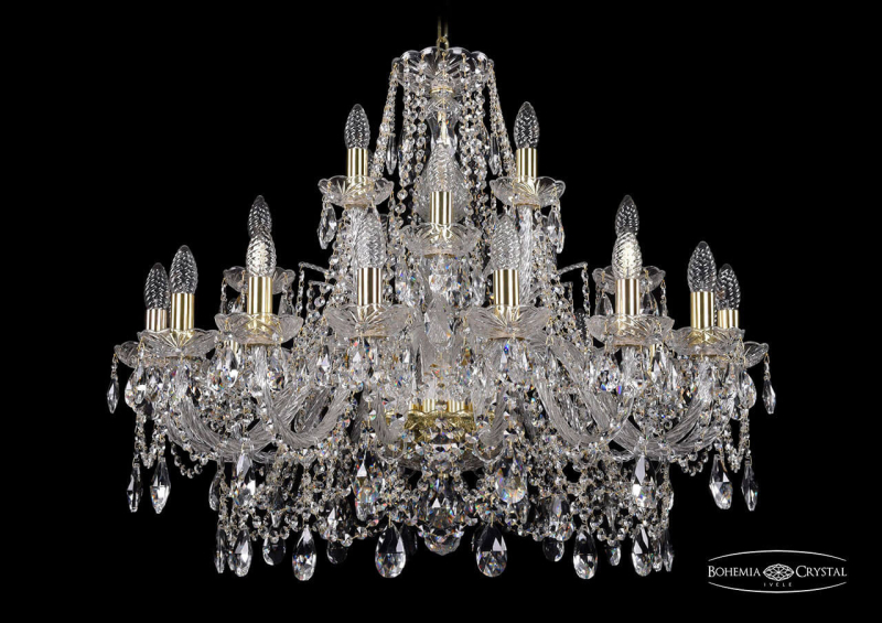 Подвесная люстра Bohemia Ivele 1411/16+8+4/300/G