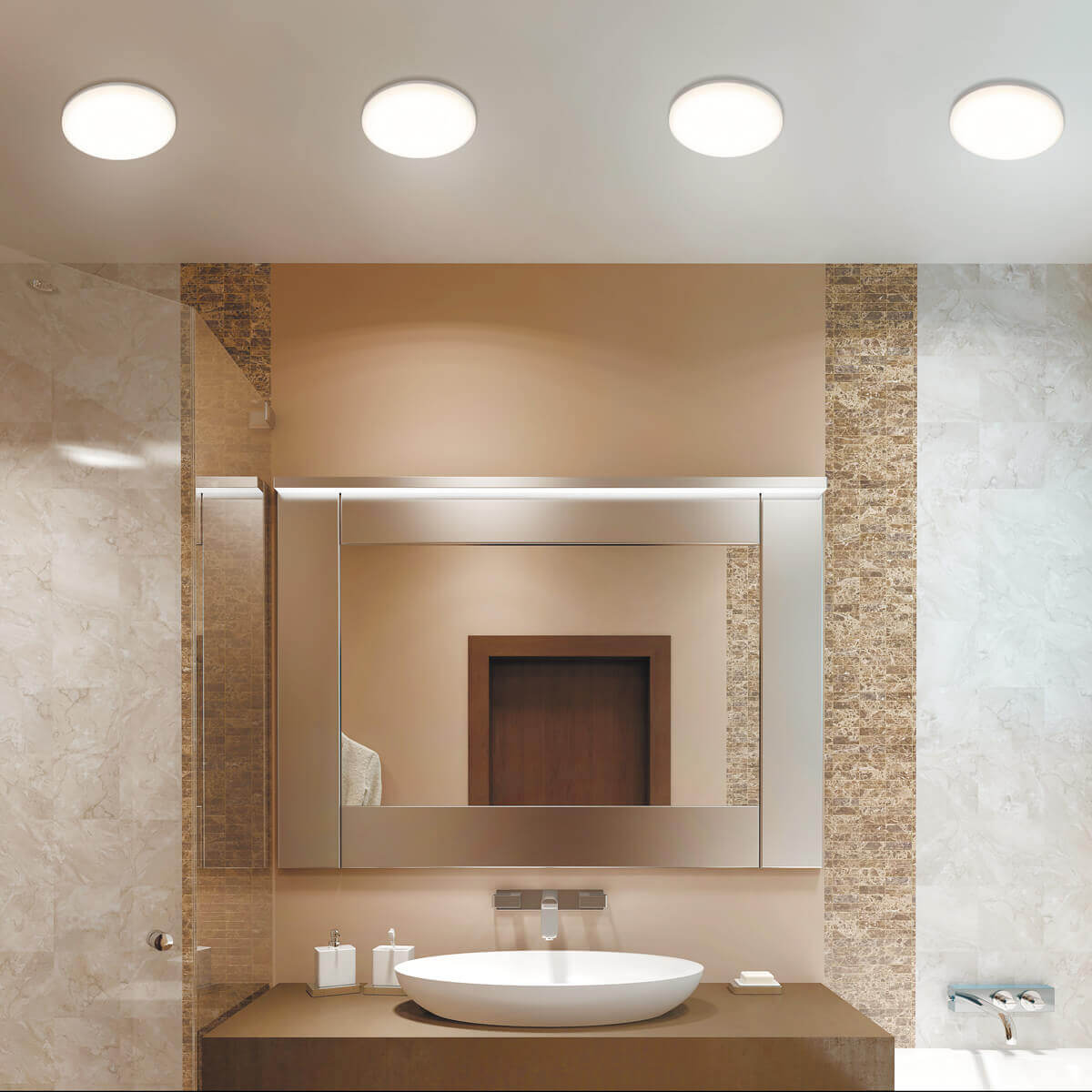 Встраиваемый влагозащищенный светильник Novotech Pandora 358676