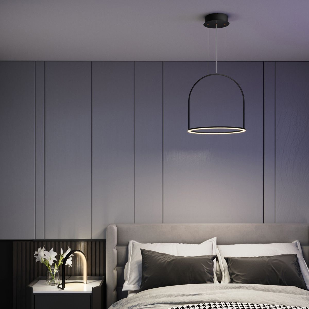 Настольная лампа Eurosvet Over 608051 LED черный a071222