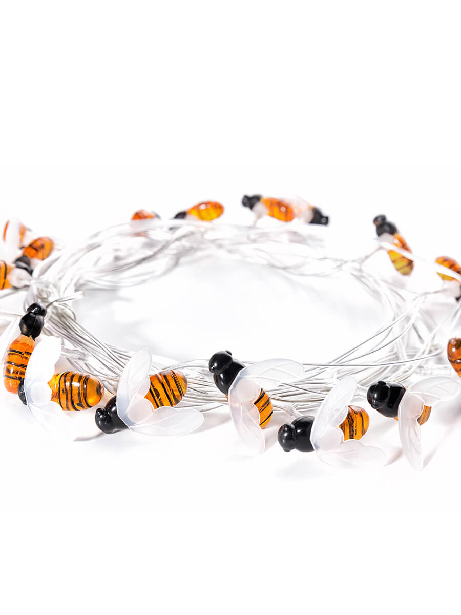Гирлянда на солнечных батареях 380см разноцветная (UL-00004280) Uniel Пчелки USL-S-127/PT4000 Bees