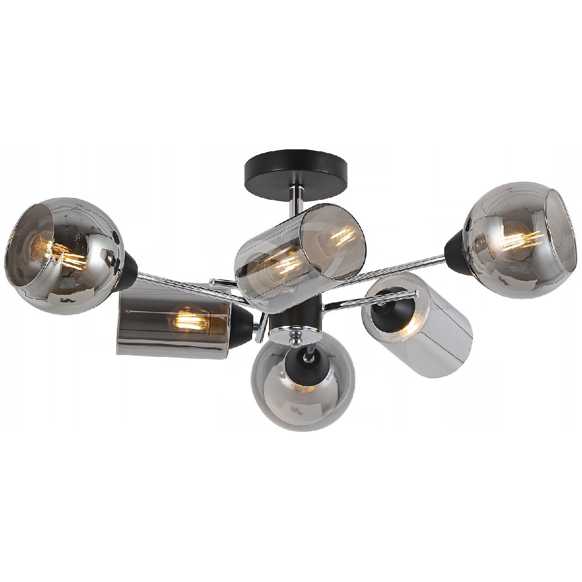 Люстра на штанге Illumico IL8243-6COU-79 BK CR