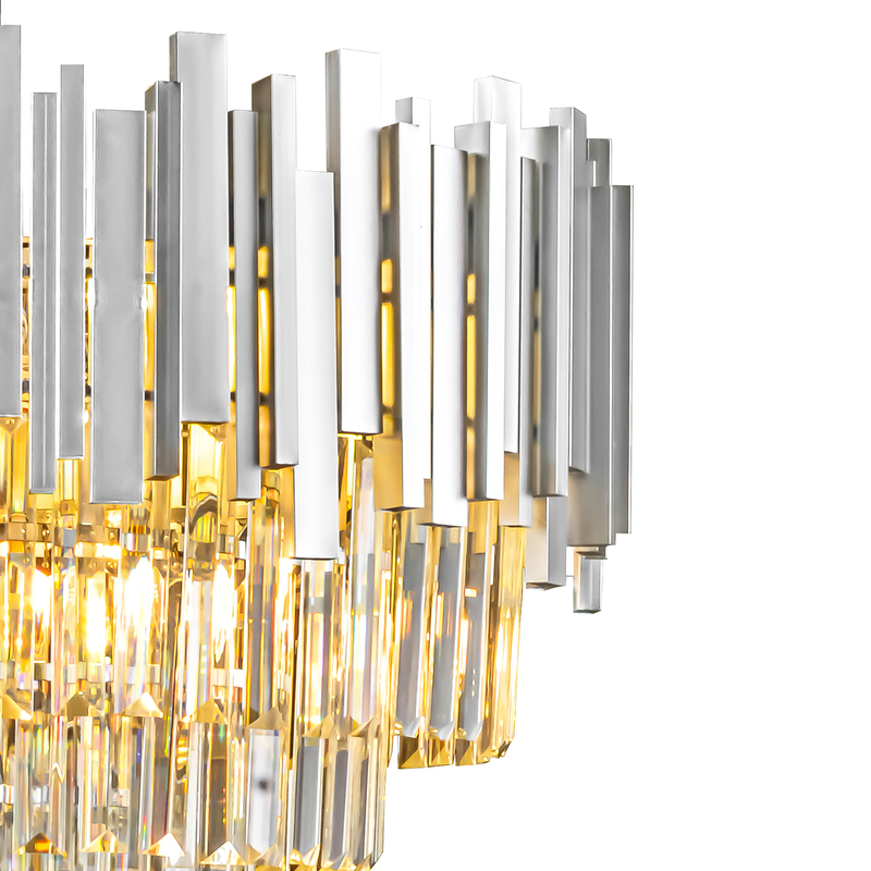 Подвесная люстра Natali Kovaltseva VERTIGO 81440/8C SILVER