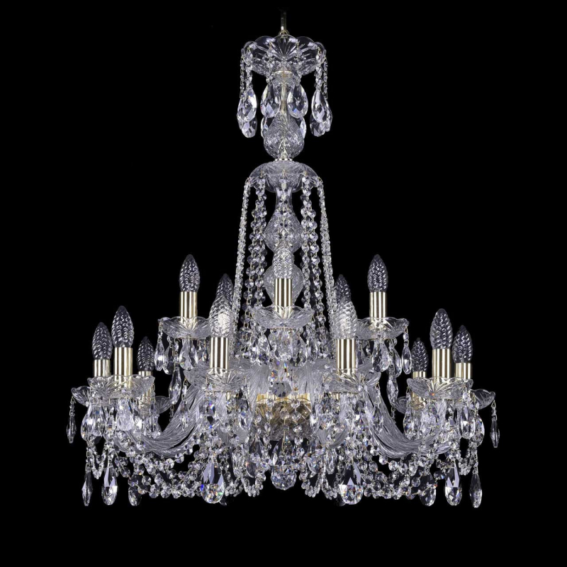 Подвесная люстра Bohemia Ivele 1402/10+5/240/XL-77/G
