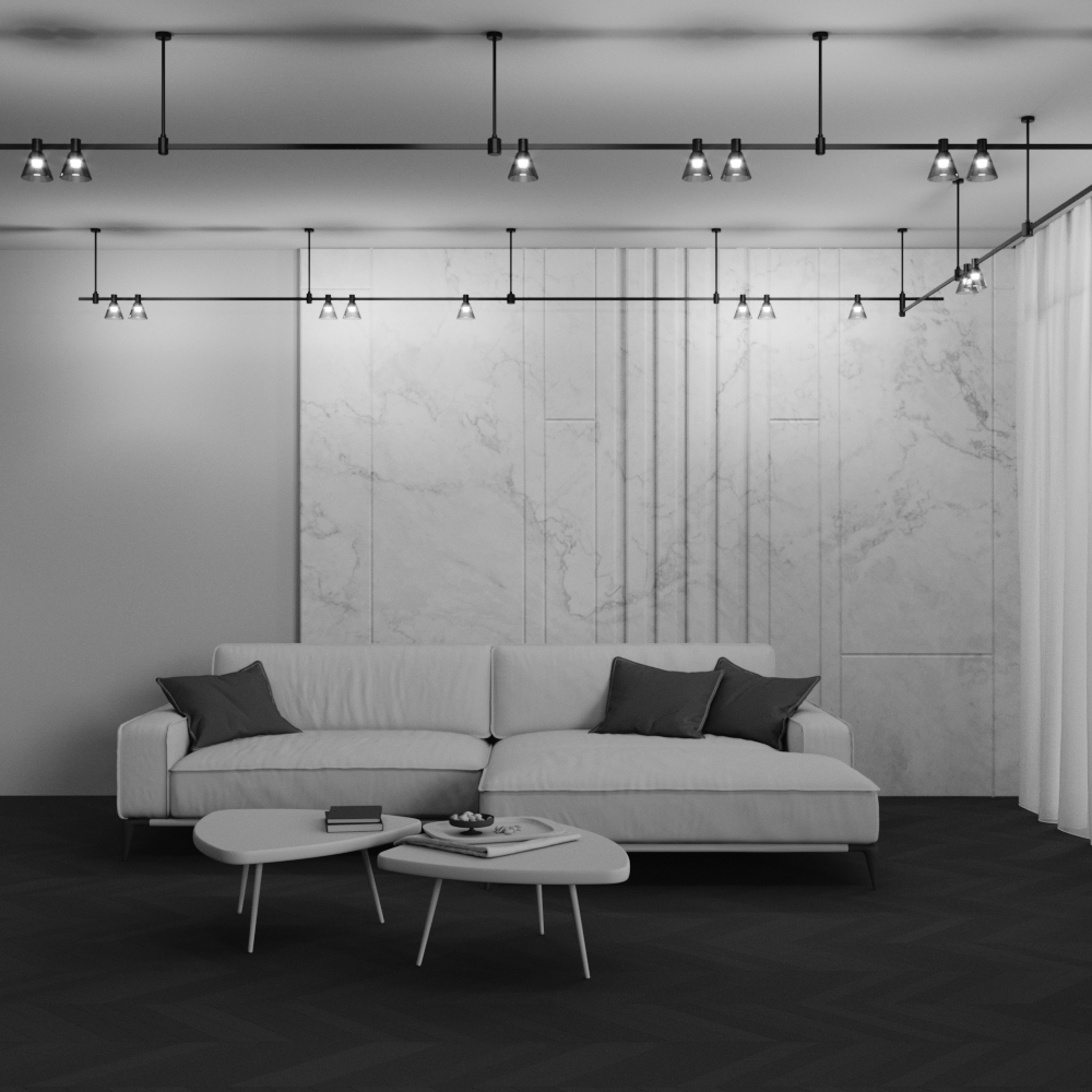 Трековый магнитный светильник Maytoni Bianca TR147-1-3W4K-B