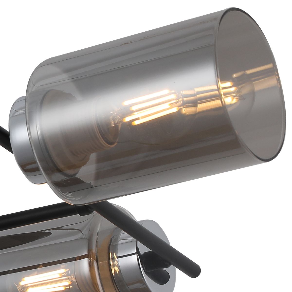 Люстра на штанге Illumico IL8276-4COU-79 BK CR