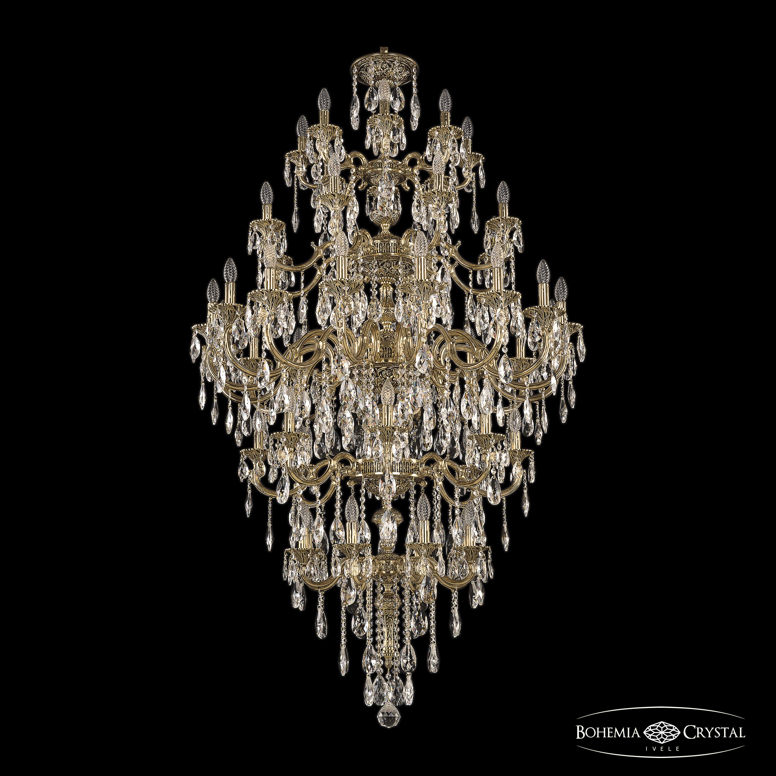Подвесная люстра Bohemia Ivele Crystal Verona 72101/8+8+16+8+8/360/5d B GB
