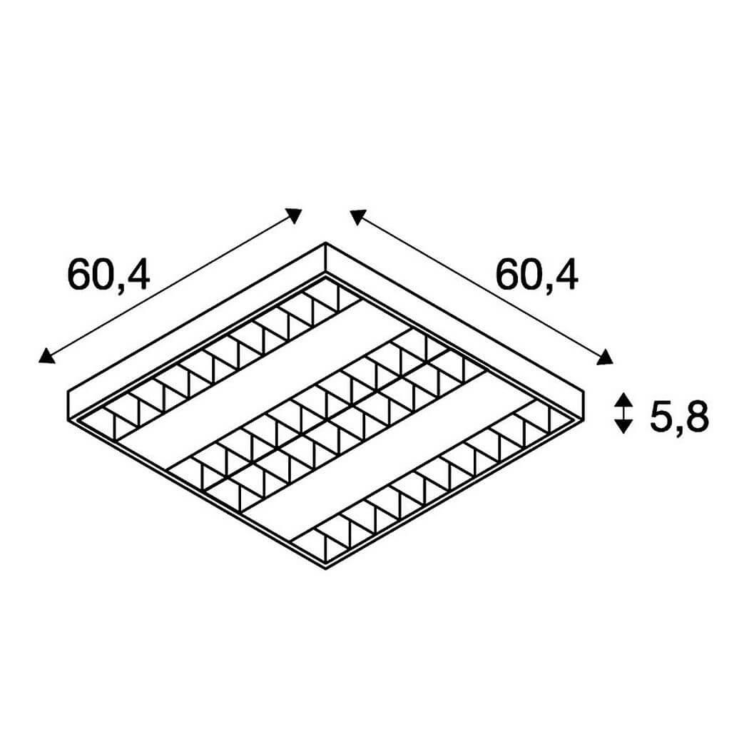 Потолочный светодиодный светильник SLV Rasto Led 158921