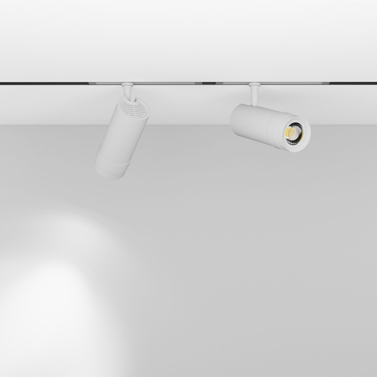 Трековый светильник Luminotti Slimline Baddy L.223.18.CCT.WH