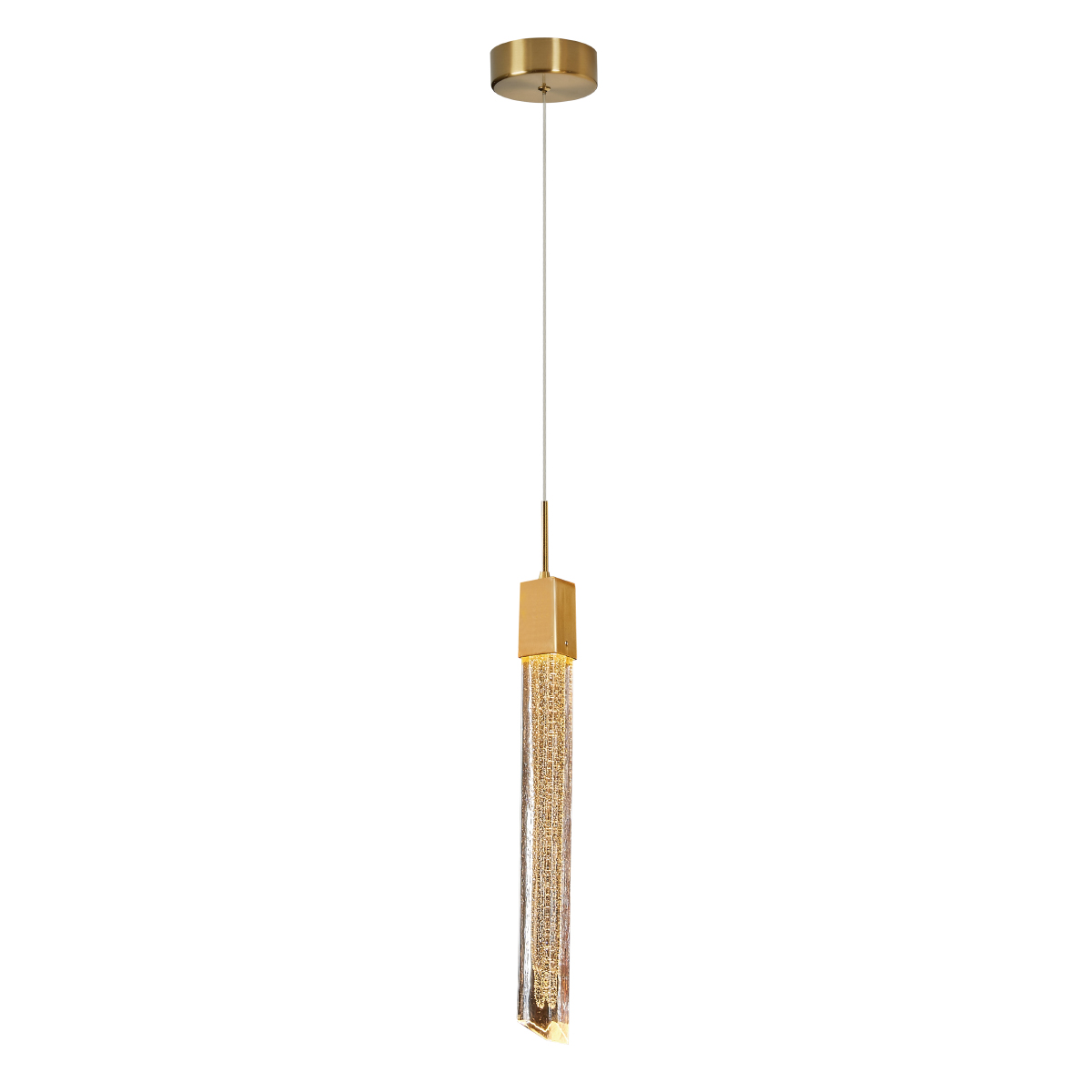 Подвесной светильник Delight Collection OD2510-1 gold/clear