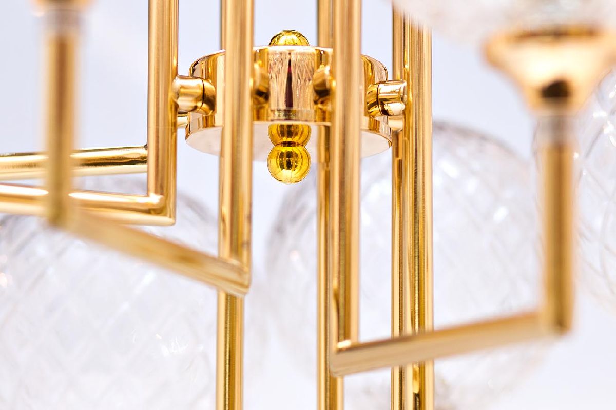 Потолочная люстра Garda Decor K2KG01P-8G