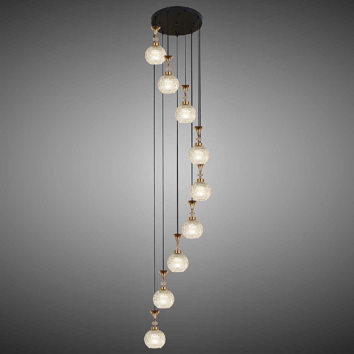 Каскадная люстра Reluce 02001-0.9-09 WH