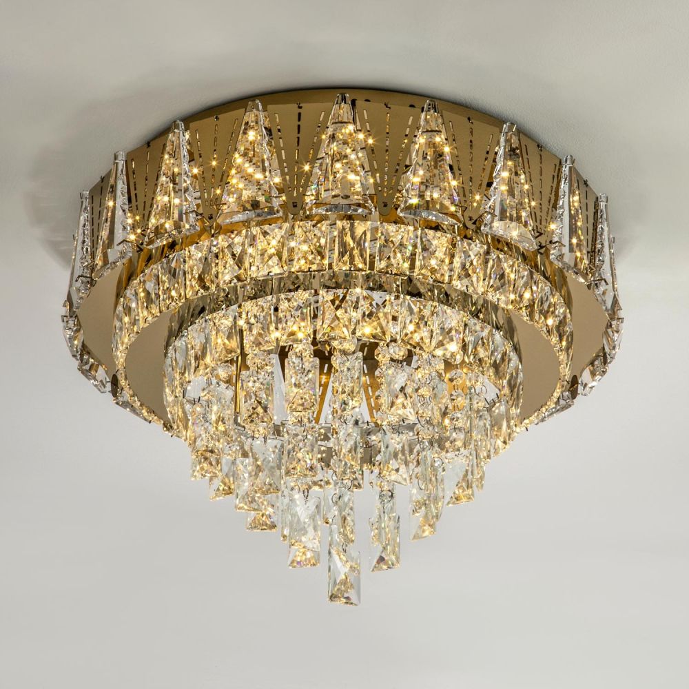 Потолочная люстра LED4U L9437-500 GD с УД