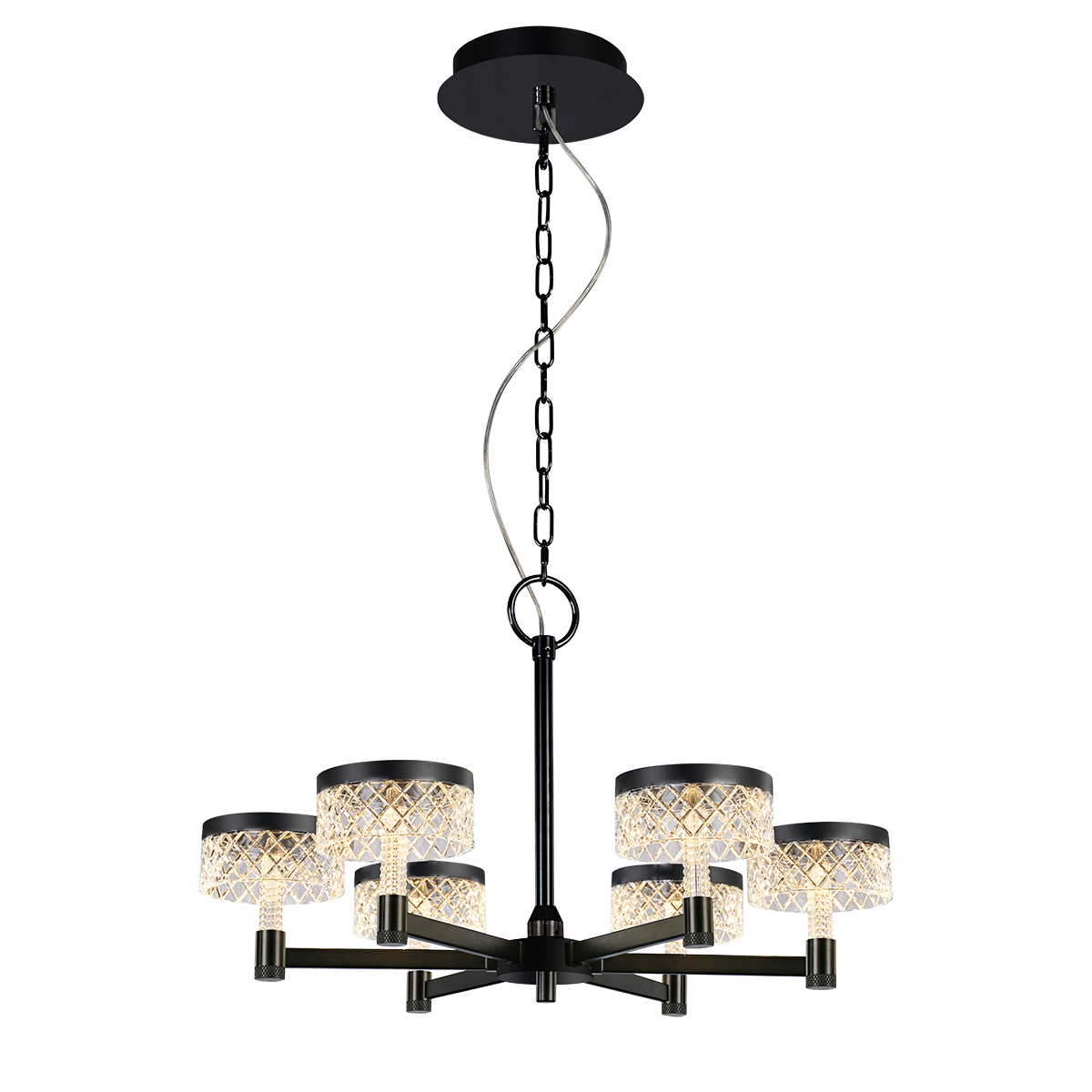 Подвесная люстра Delight Collection MD21020075 MD21020075-6A matt black