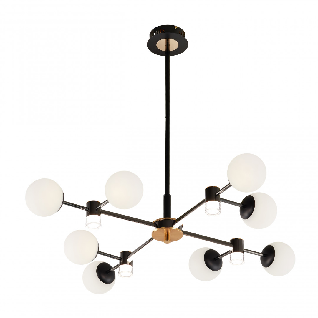 Подвесной светильник Arte Milano Ferrara 277010/8 BK/GD