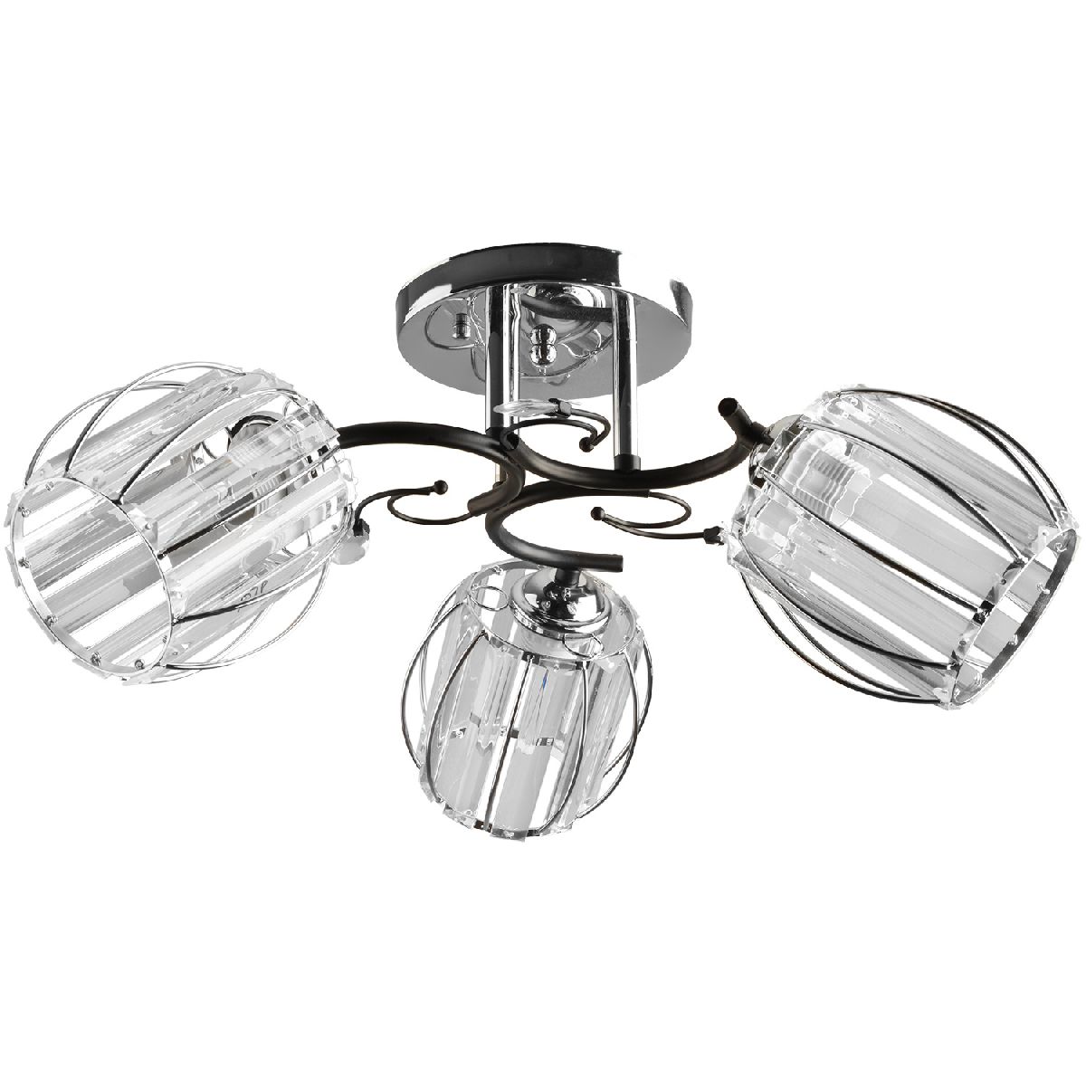 Потолочная люстра Reluce 04631-0.3-03 CR+BK