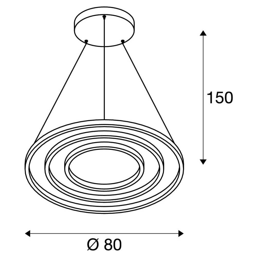 Подвесной светодиодный светильник SLV One 1002914