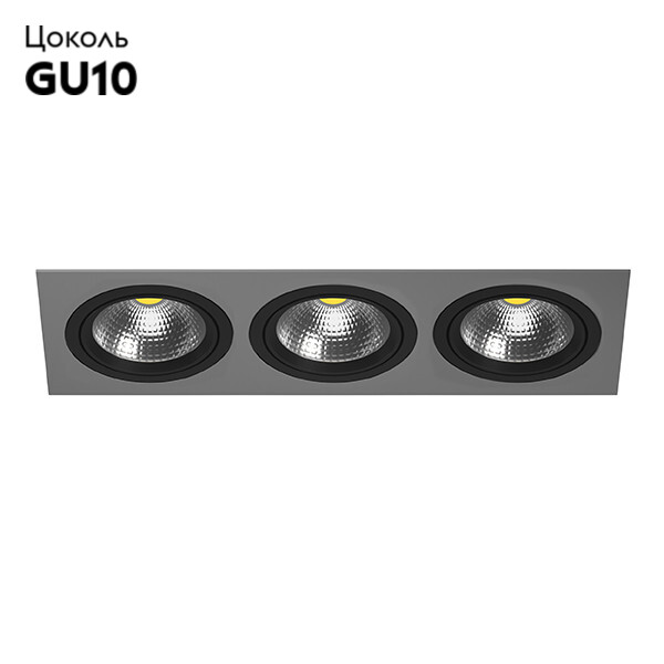 Встраиваемый светильник Lightstar INTERO 111 i839070707 (217839+217907+217907+217907)