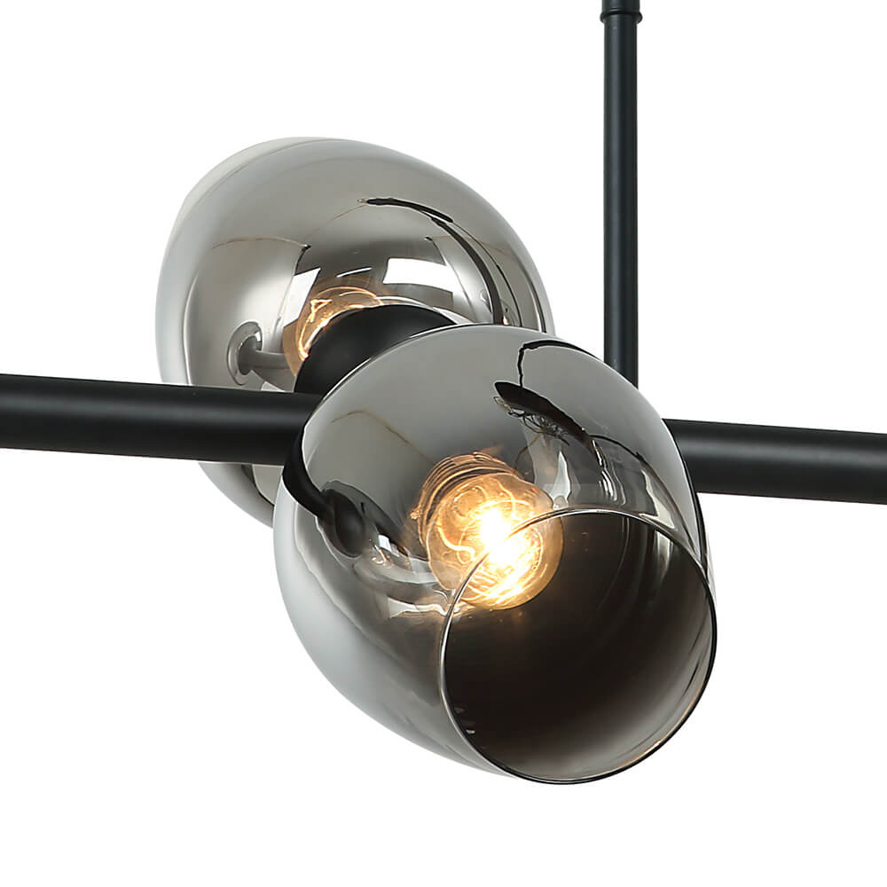 Подвесная люстра Lumien Hall Меган 4036/6P-BK-CR