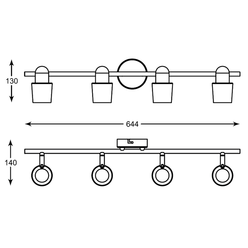 Спот Zumaline ALEX TK99515-4W