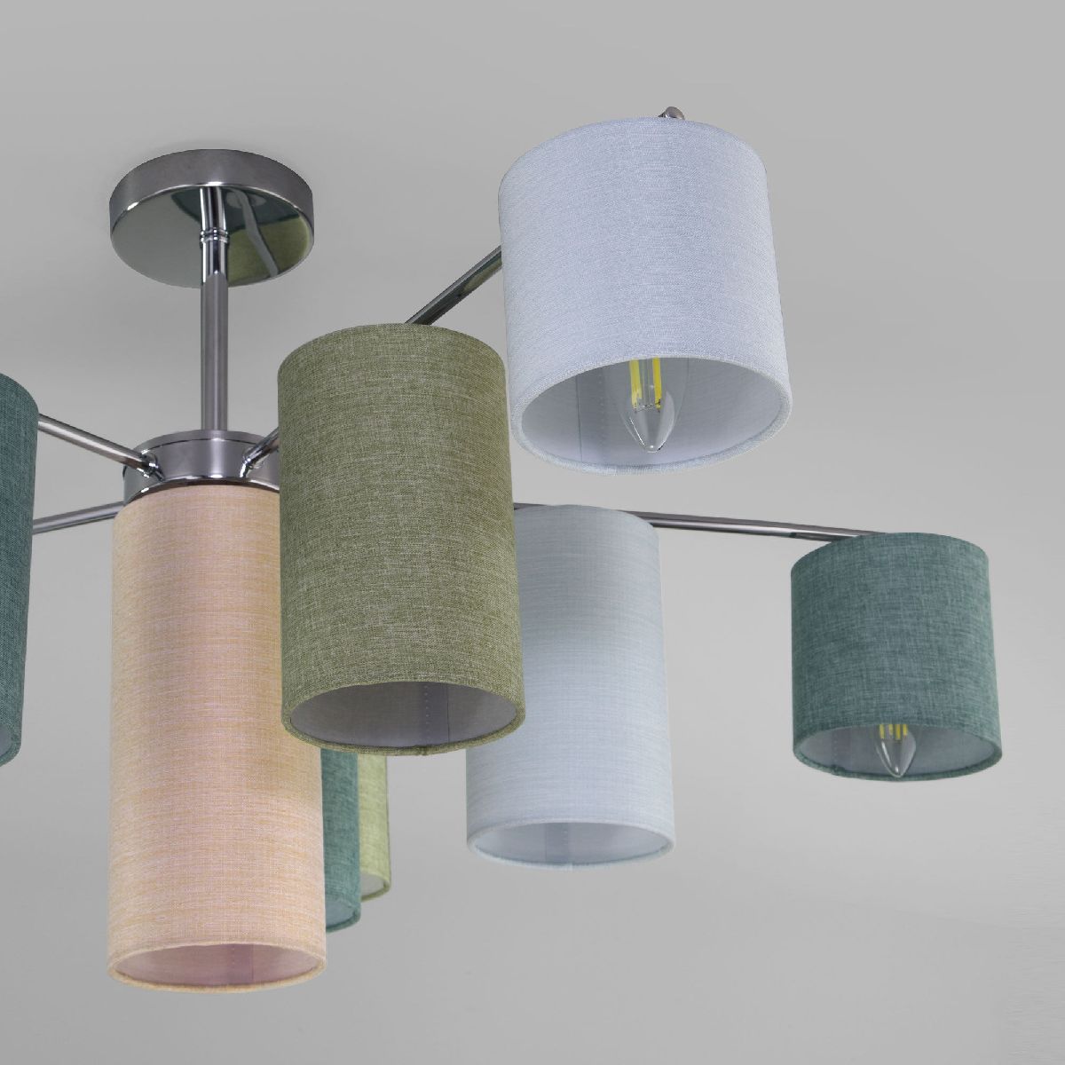 Люстра на штанге Eurosvet Pastel 60151 хром a064985