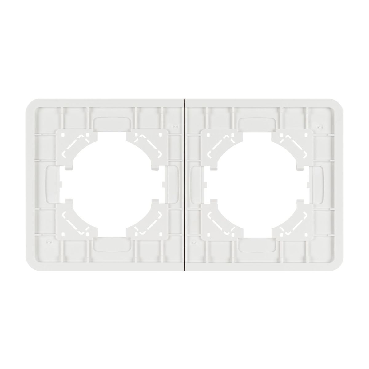 Рамка на 2 поста алюминиевая Arlight FRM-AKIRY-AL-2-SR 049724