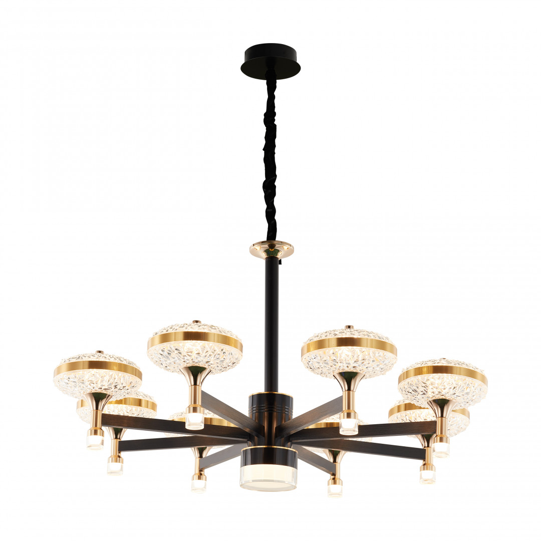 Подвесная люстра Arte Milano Ferrara 273059/8 BK/GD