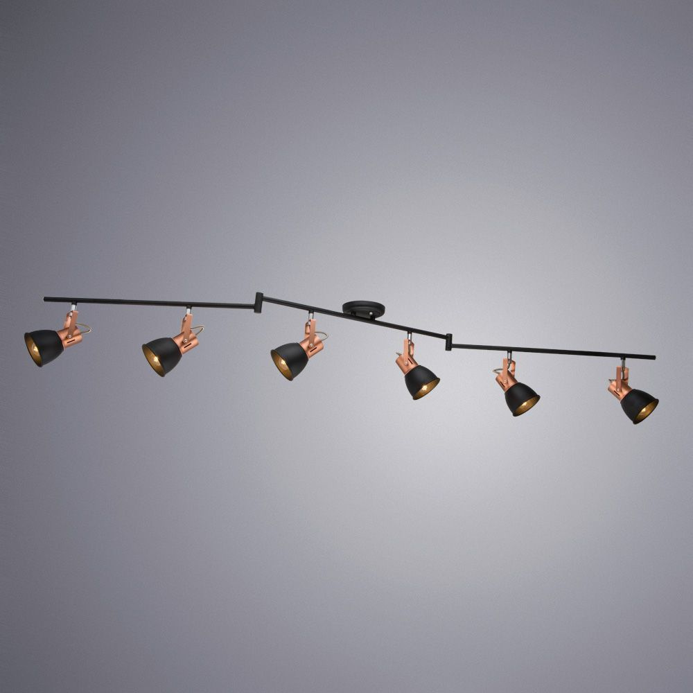 Трековая система Arte Lamp A1677PL-6BK