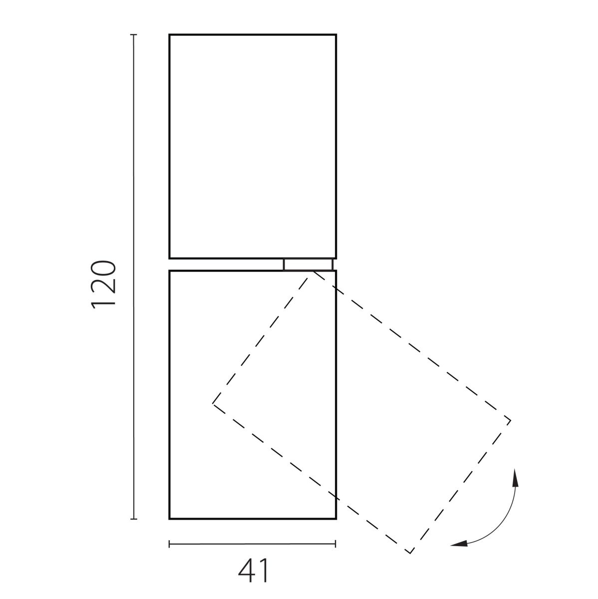 Настенно-потолочный светильник Lightstar Volta CCT 227006
