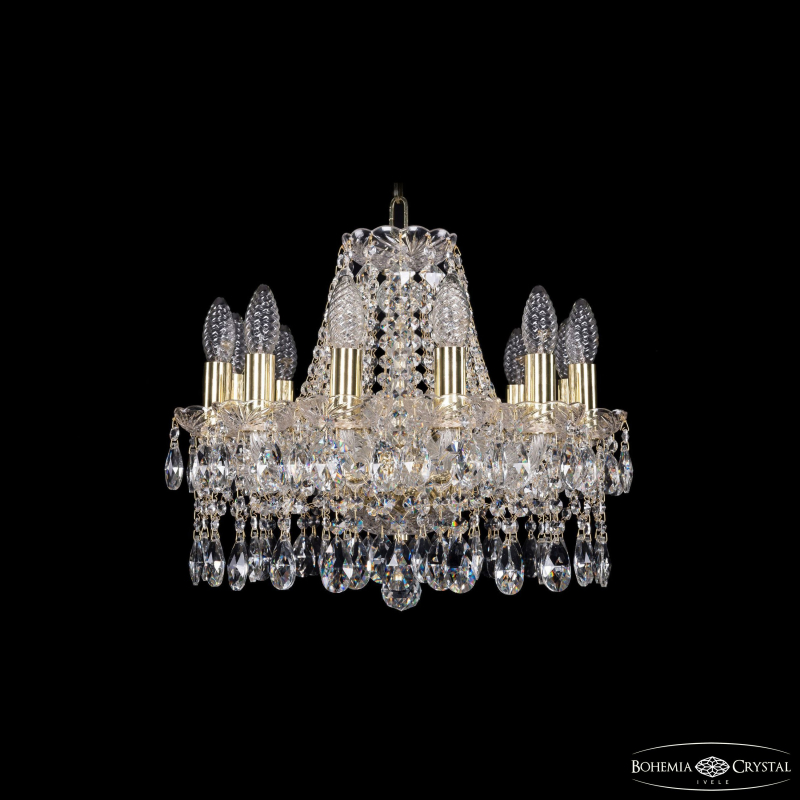 Подвесная люстра Bohemia Ivele Crystal 1413/12/141 G