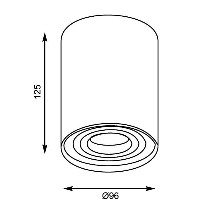 Потолочный светильник Zumaline RONDOO SL1 89201