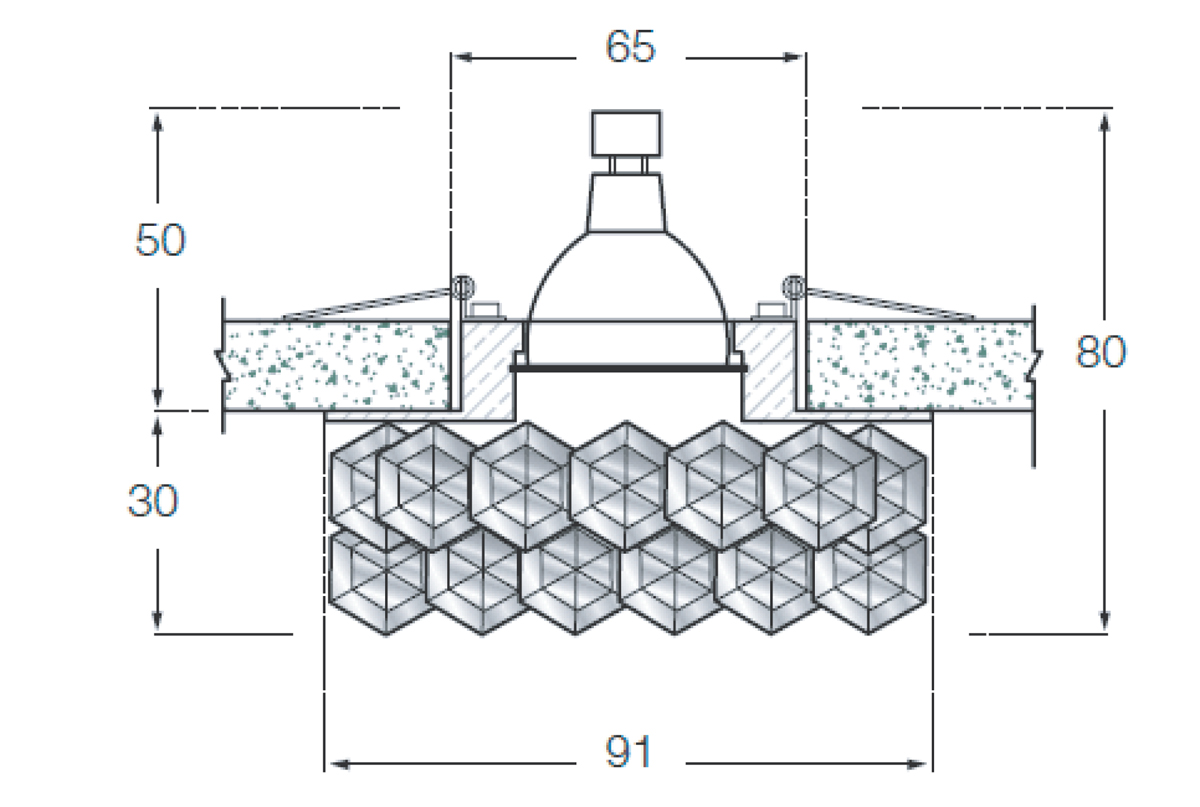 Встраиваемый светильник Donolux Downlight DL102/Gold-AsfourC