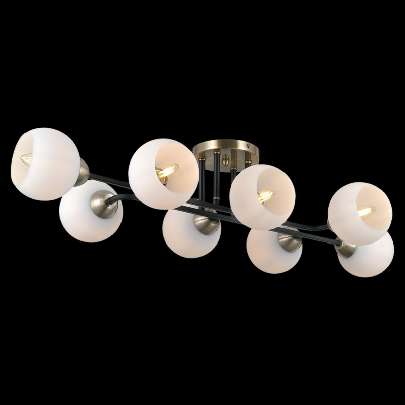 Люстра на штанге Illumico IL0395-8CBSQ-79 BK WT