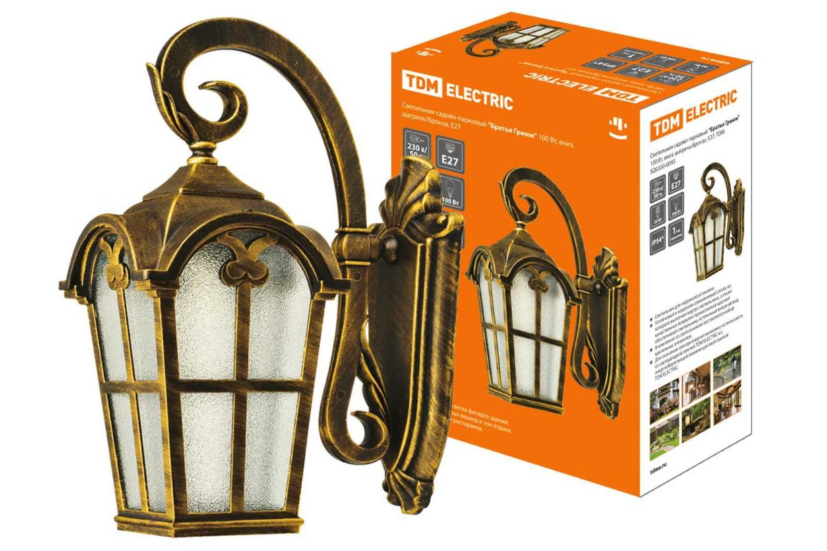 Уличный настенный светильник TDM Electric Братья Гримм SQ0330-0093