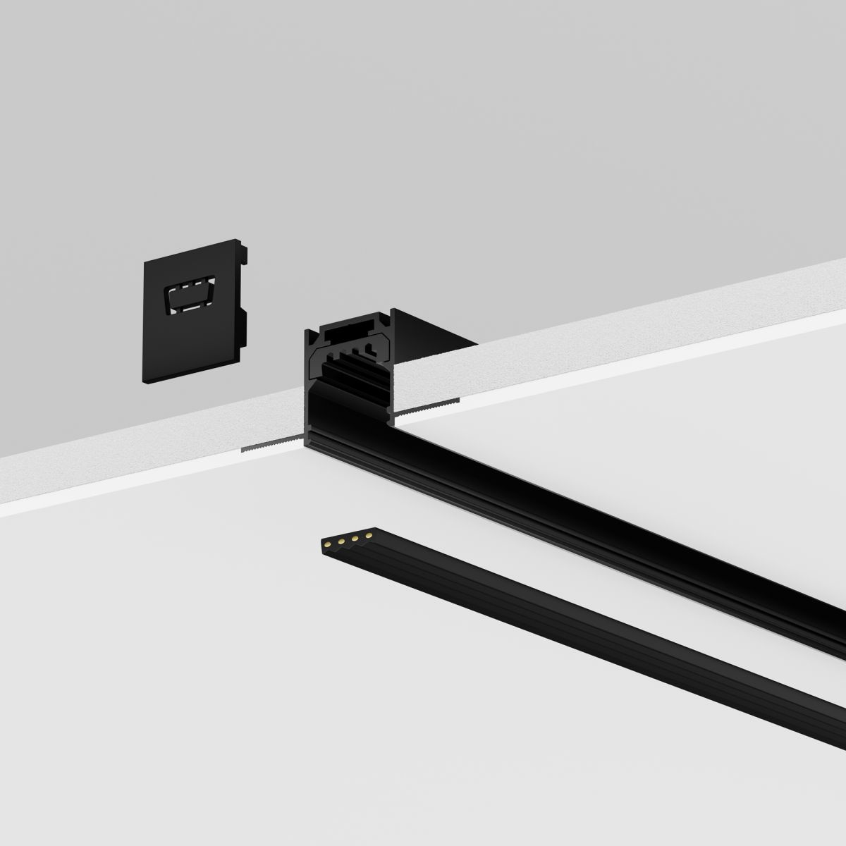 Профиль для уличной трековой системы Maytoni Exility IP O-TR002BF-P-B2M