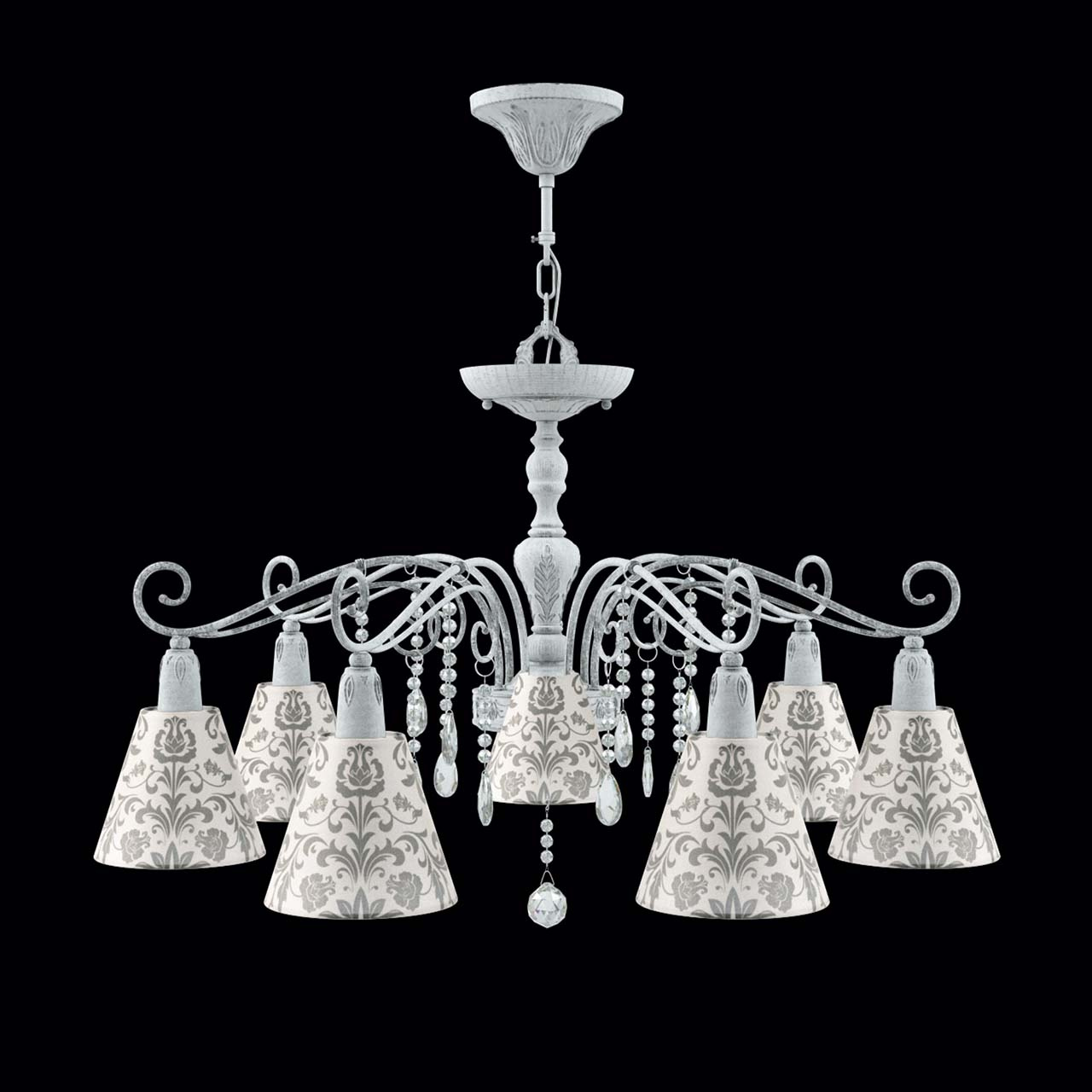 Подвесная люстра Lamp4you Provence E4-07-G-LMP-O-1-CRL-E4-07-TR-DN