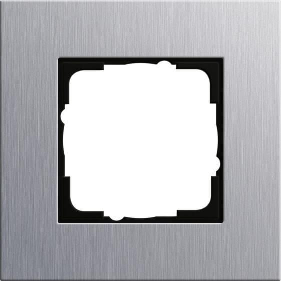 Рамка 1-постовая Gira Esprit алюминий 021117