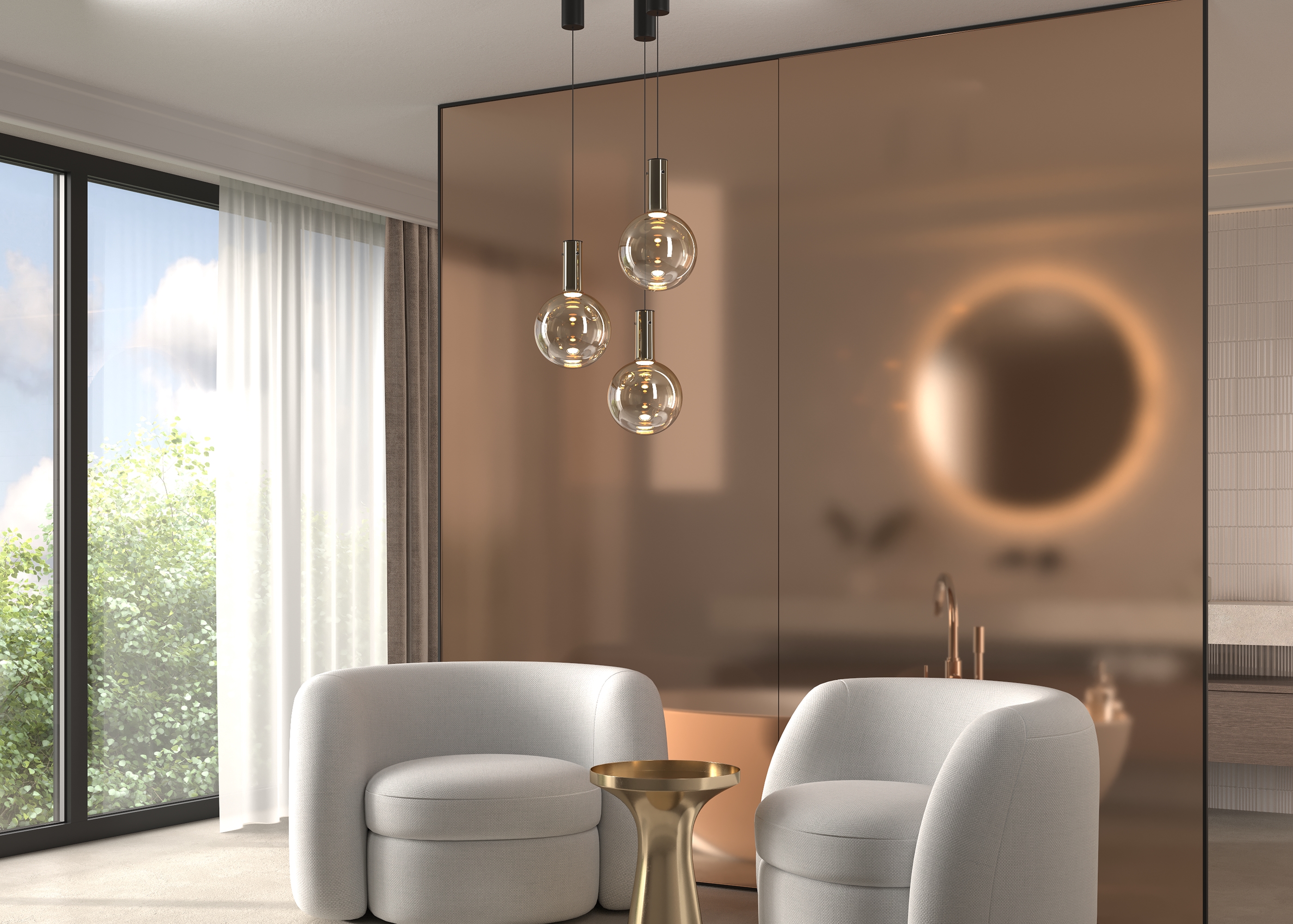 Подвесной светильник Maytoni Nebula MOD182PL-L4CG3K