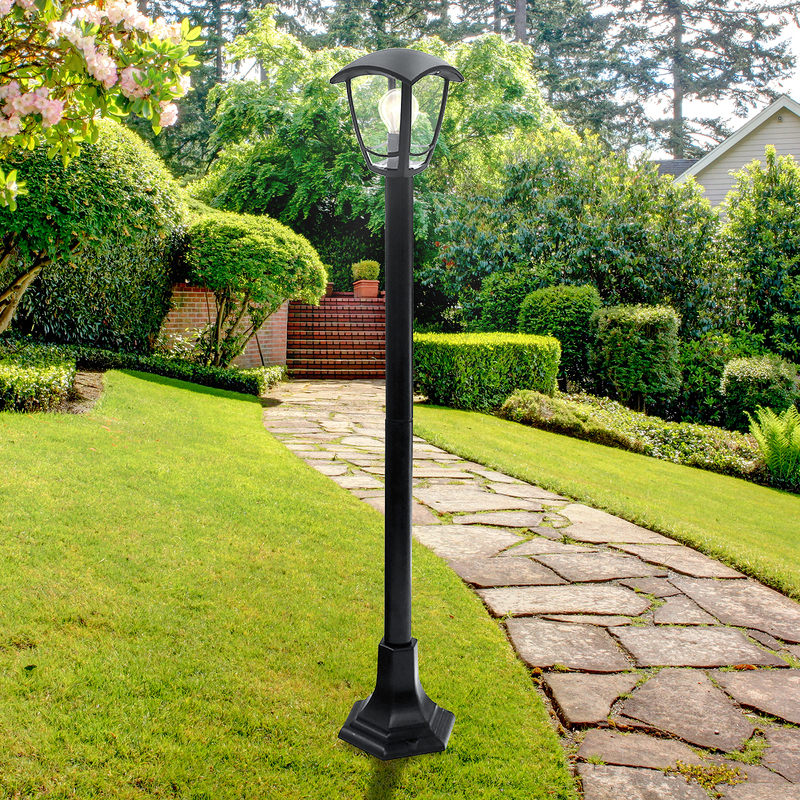 Садово-парковый светильник ЭРА НТУ 07-40-004 «Валенсия 3» черный Б0051191